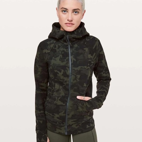lululemon athletica Jackets & Blazers - SOLD Lululemon Camo Scuba Hoodie II